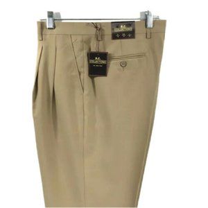 K.C. Collections Men's Khaki Dress Pants Size 34